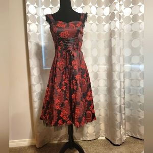 NWOT Hearts & Roses London Marie Antoinette Gothic Long Dress